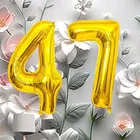 Foil Balloon for Birthday Celebration, No. 47 