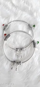 Anklet Silver Free Size Anklets & Toe Rings for Women
