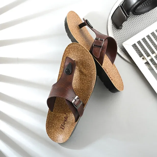 Flipflops for Men (Brown, 7)