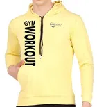 Lycra Printed Hoodie for Men 