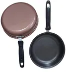 Aluminium Non-Stick Fry Pan (Brown,  22 cm)