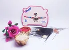Alloy Rakhi with Greeting Card & Roli Chawal 