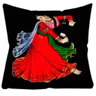 Crosmo Rajasthani Print Decorative Cushion Cover 
