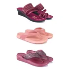 Combo of Heels with Slippers for Women 