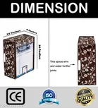 KANUSHI Industries® 1 water purifier cover + 1 Pc Fridge cover/Refrigerator cover + 1 Pc Handle Cover + PVC Fridge Mats Set Of 3 / Refrigerator Mats 