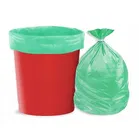 Innate Garbage Bags, Green [24 x 32 Inches], [15 Pcs x 3 Rolls]