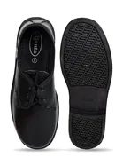 Ajanta Boy School Shoes, Black 