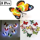 Plastic LED 3D Butterfly Wall Stickers 