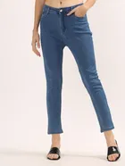 Women Regular Blue Jeans (Blue, Bisc B1, 34)