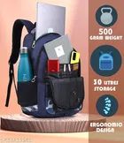 Polyester Backpack for Men & Women, Blue