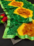 Georgette Printed Saree for Women 