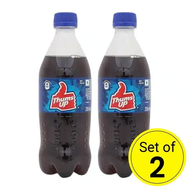 Thums Up 250 ml (Pet Bottle) (Pack of 2)