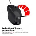 Portronics Toad 101,POR 1800 Wired Optical Mouse  
