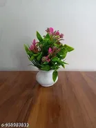 Plastic Artificial Flowers, Multioclor, Pack of 2