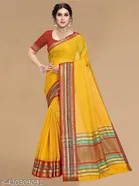 Kota Doria Cotton Saree for Women 