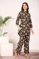 Rayon Top & Bottom Set for Women 