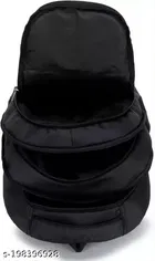 Polyester Backpack for Men & Women, Black