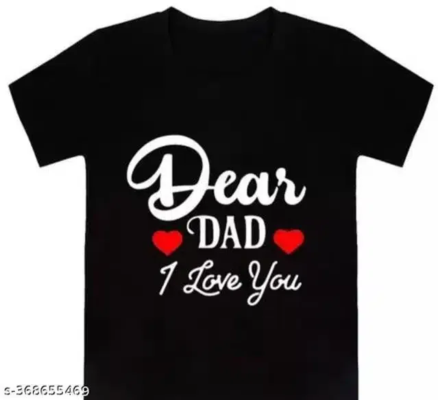 Polyester Half Sleeves T-Shirt for Boys (Black, 12-18 Months)