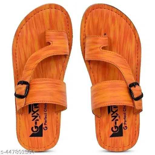 G-Next Men Slippers (Orange, 6)