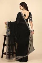 Chiffon Woven Design Saree for Women 