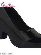Shoetopia Block Heel Pointed Toe Sandals 