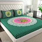 Cotton Double Bedsheet with 2 Pillow Cover 