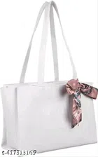 PU Handbag for Women (White)