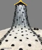 Embroidered Marwadi Net Dupatta 