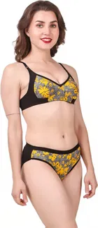 Cotton Blend Lingerie Set for Women 