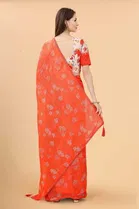 Trendy Zoya Silk Saree with Blouse Piece For Women 