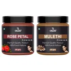 Natural Rose Patel & Mulethi Powder for Skin & Hair 