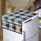 KANUSHI Industries® Fridge Covers / Refrigerator Cover +1 Pc Front Load Automatic Washing Machine Cover 