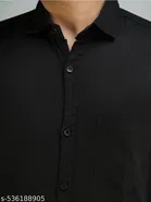 Polycotton Solid Shirts for Men, Multicolor 