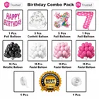 Rainbow Theme 7th Happy Birthday Decoration,Multicolour,Set Of 1