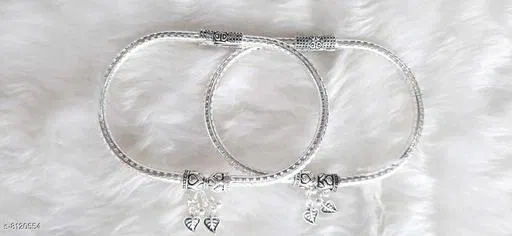 Anklet Silver Free Size Anklets & Toe Rings for Women