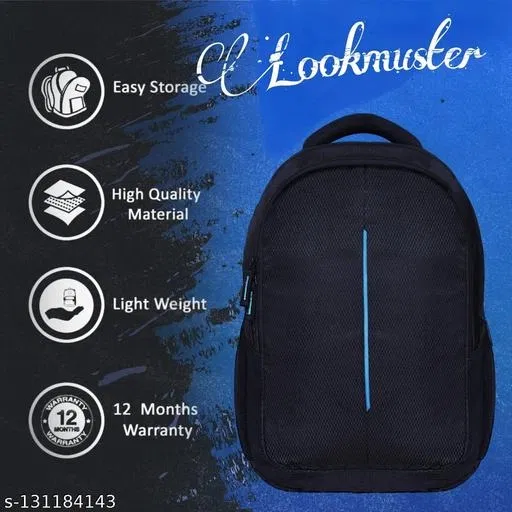 Polyester Backpack for Men & Women, Multicolor