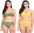 Cotton Blend Lingerie Set for Women 