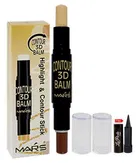 Lenon Makeup Accessory Mars Contour 3D Stick Stick Concealer Beige,Brown Free Kajal 
