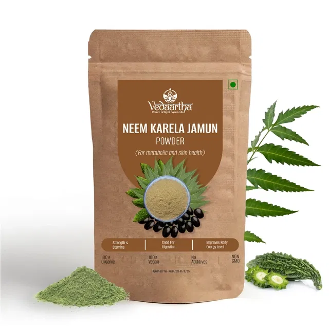 Vedaartha Neem Karela Jamun Powder (50g)