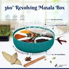 360° Revolving Eligant Spice Box with 7 Section Masala Box Containers 