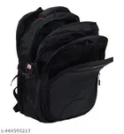 Polyester Backpack for Men & Women, Black