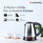 Longway Kestro 1500 W with Stainless Steel Body for Boiling Electric Kettle  