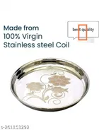 Stainless Steel Dinner Full Plates 