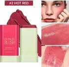 Blushis Blush Stick 3 In 1 Cheeks Lips Eyes Moisturing Face Blush 