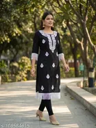 Floral A-line Kurti for Women 
