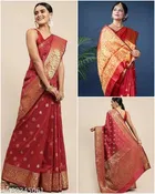 Banarasi Silk Zari Woven Saree for Women 