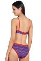 Pibu वीमेन कॉटन ब्रा पैंटी सेट 