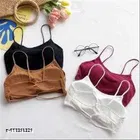 Cotton Bra for Women & Girls, Multicolour, Pack of 3 