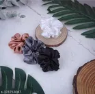 Pack of 12 Fabric Scrunchies for Women 