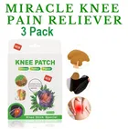 Knee Pain Relief Patches (Green, Set of 3)